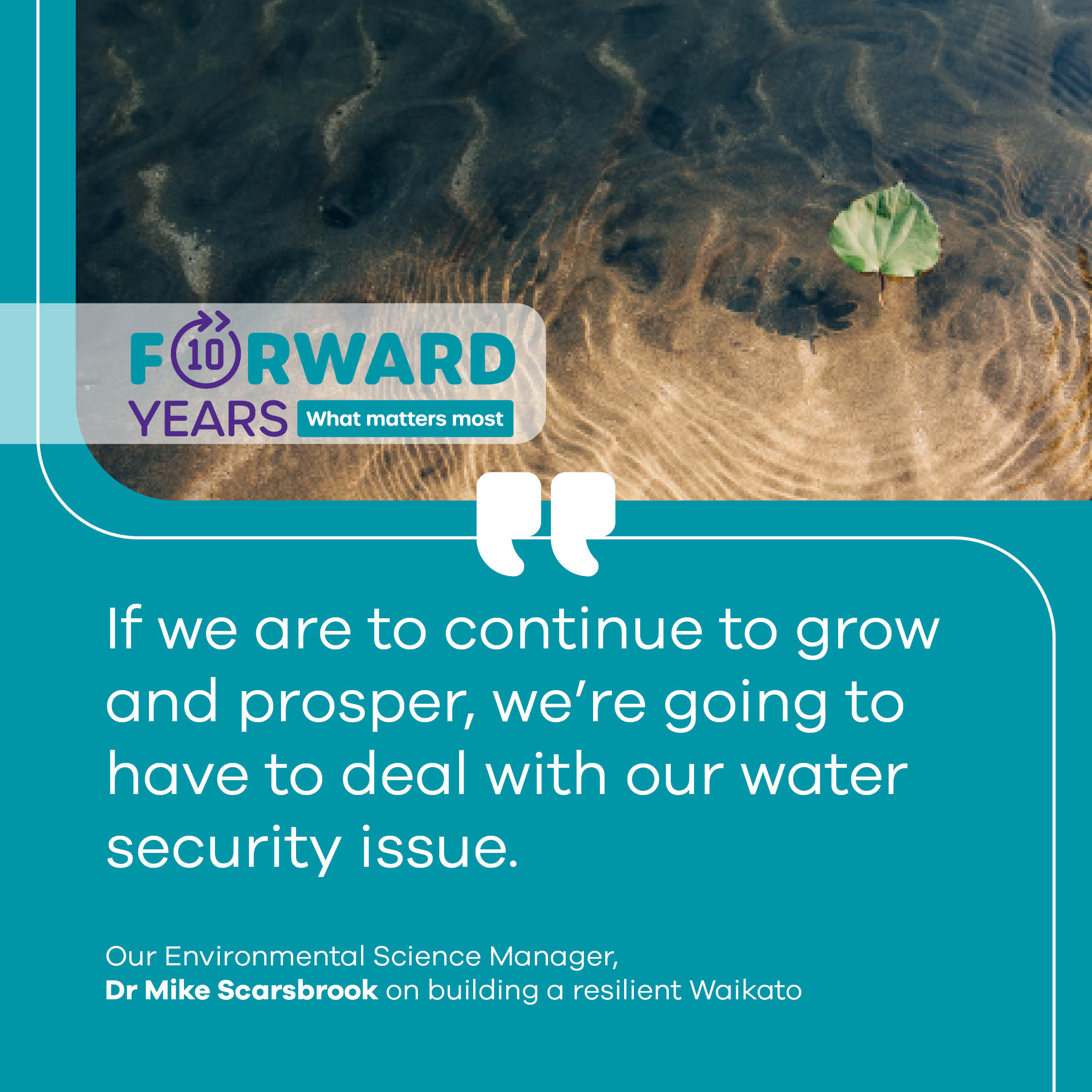 Image - LTP quote - Water Security