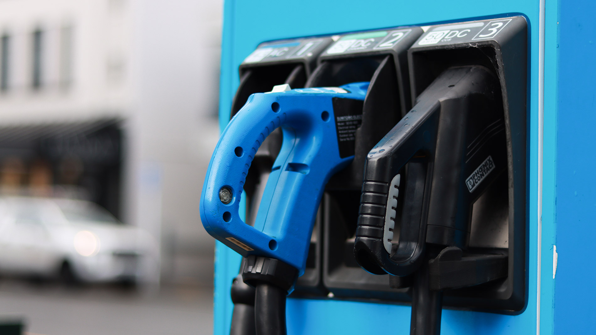 Image of an electric vehicle (EV) charging station