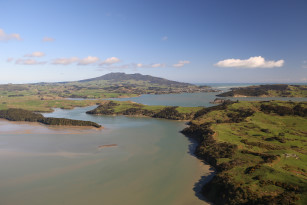 Raglan Harbour aerial view (photo credit Graham Silver)