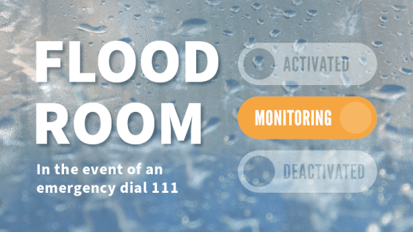 Flood room monitoring 