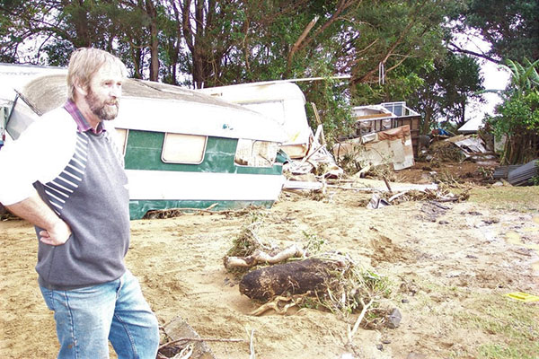 2002 Weather Bomb - scene of destruction