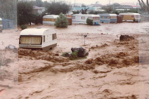 2002 Weather Bomb - Boomerang Motorcamp under water