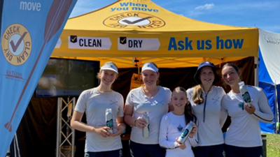Image of the check clean dry tent and Maadi Cup