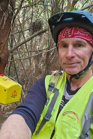 Stu Hutchings, volunteer for Huka Trapping