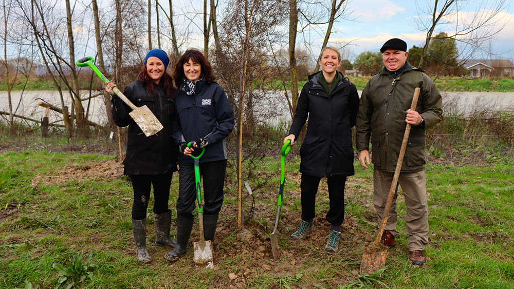 A team effort by Waikato Regional Council, Ministry for the Environment and Hauraki District Council staff.