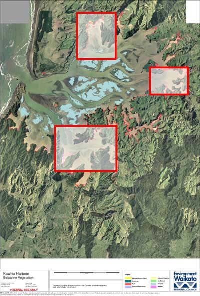 Kawhia Harbour map