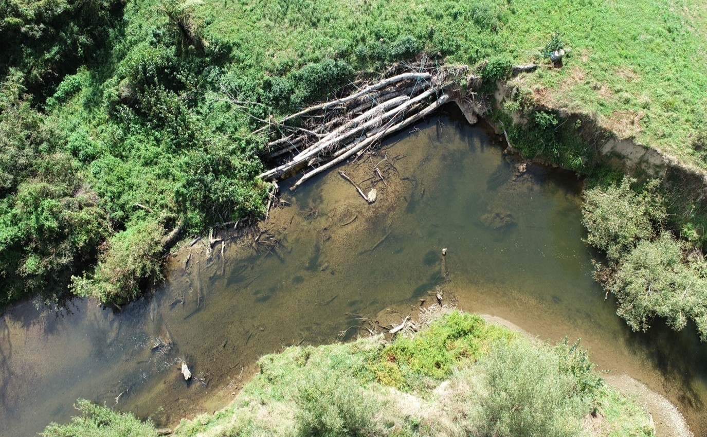 Moakurarua Stream after flood damage